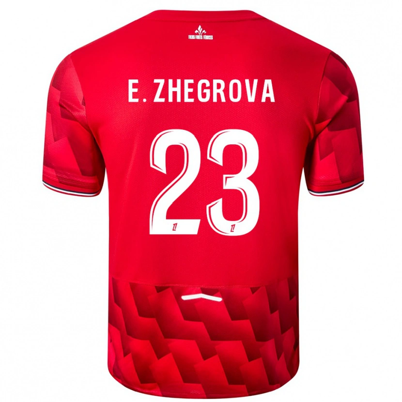 Danxen Pánské Edon Zhegrova #23 Červená Bílá Domů Hráčské Dresy 2025/26 Dres