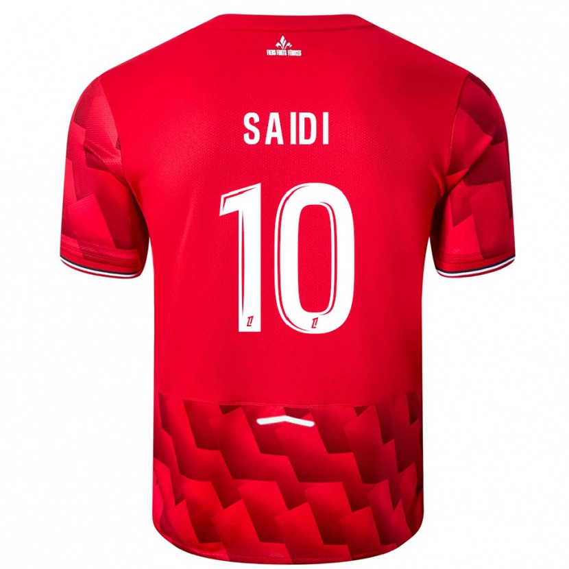 Danxen Pánské Rachel Saidi #10 Červená Bílá Domů Hráčské Dresy 2025/26 Dres