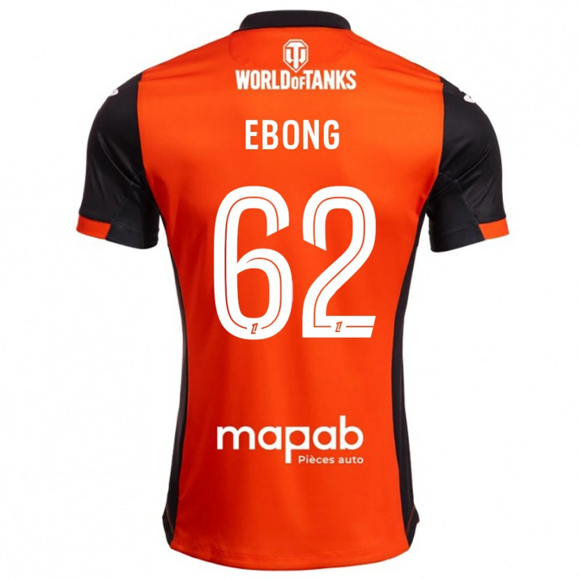 Danxen Pánské Arthur Avom #62 Černá Oranžová Domů Hráčské Dresy 2025/26 Dres