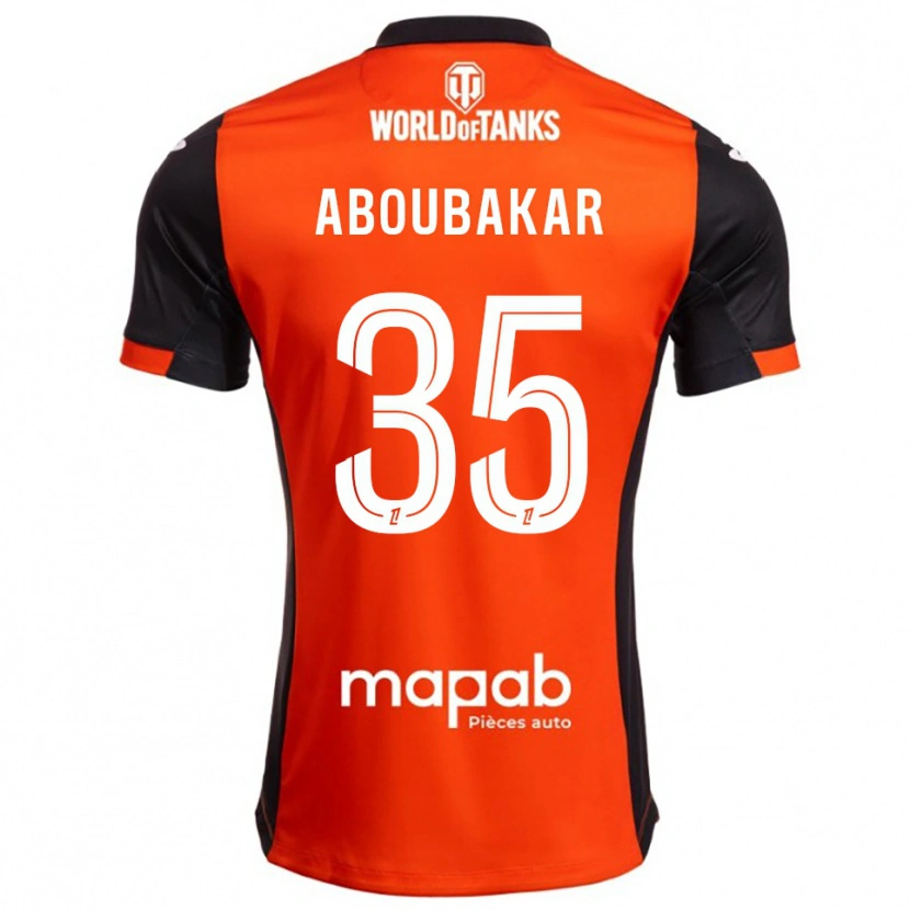 Danxen Pánské Siddick Aboubakar #35 Černá Oranžová Domů Hráčské Dresy 2025/26 Dres