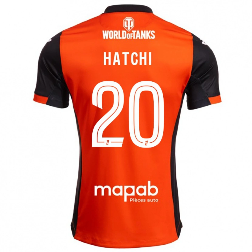 Danxen Pánské Jérémy Hatchi #20 Černá Oranžová Domů Hráčské Dresy 2025/26 Dres