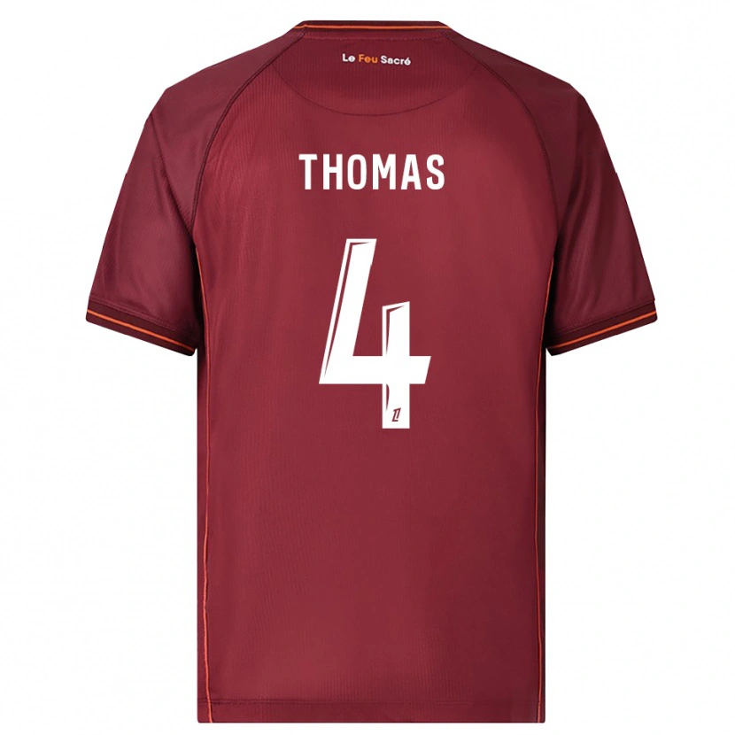Danxen Pánské Gabriel Thomas #4 Burgundská Bílá Domů Hráčské Dresy 2025/26 Dres