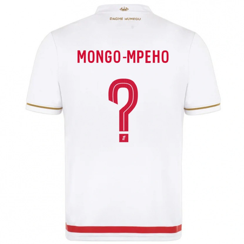Danxen Pánské Djordan Mongo-Mpeho #0 Červená Bílá Domů Hráčské Dresy 2025/26 Dres