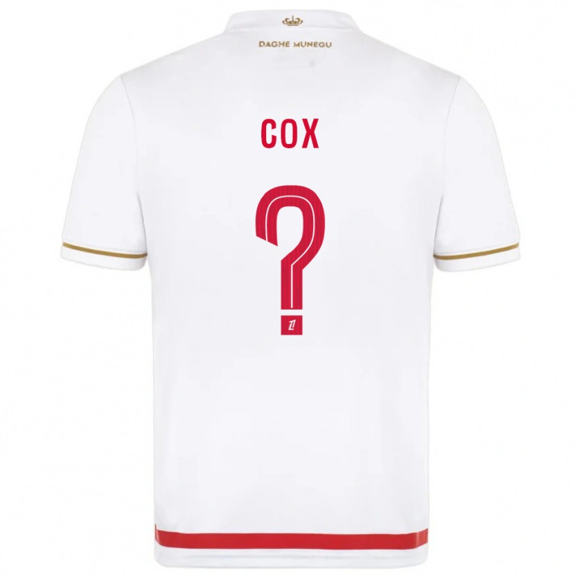 Danxen Pánské Matthew Cox #0 Červená Bílá Domů Hráčské Dresy 2025/26 Dres