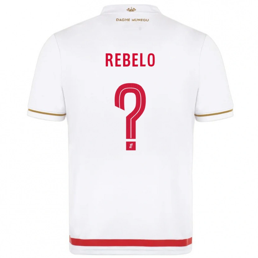 Danxen Pánské Tiago Rebelo #0 Červená Bílá Domů Hráčské Dresy 2025/26 Dres