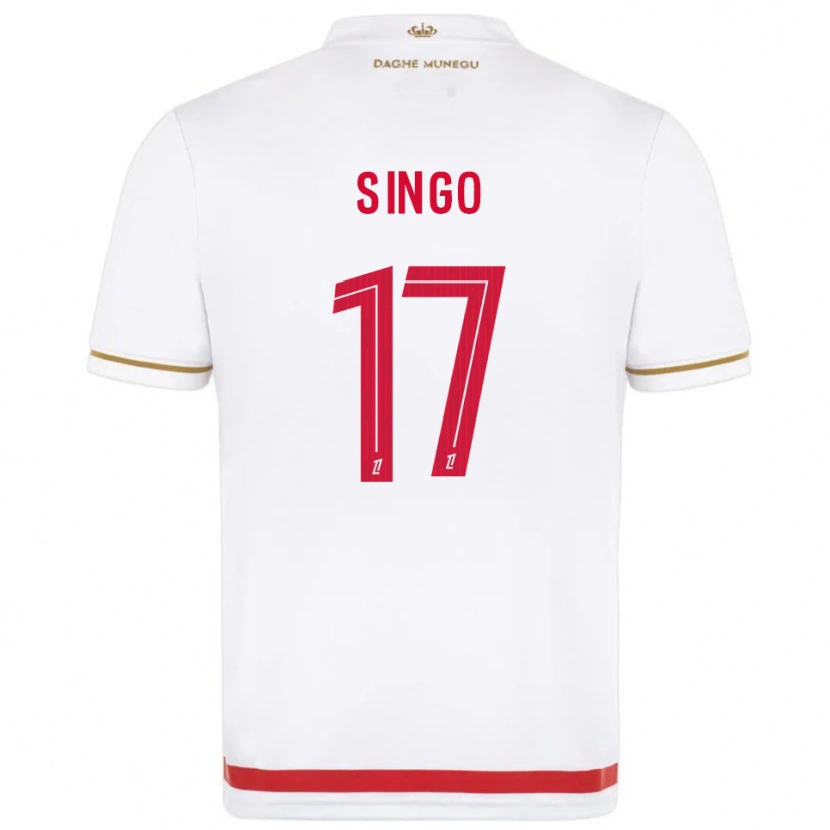Danxen Pánské Wilfried Singo #17 Červená Bílá Domů Hráčské Dresy 2025/26 Dres