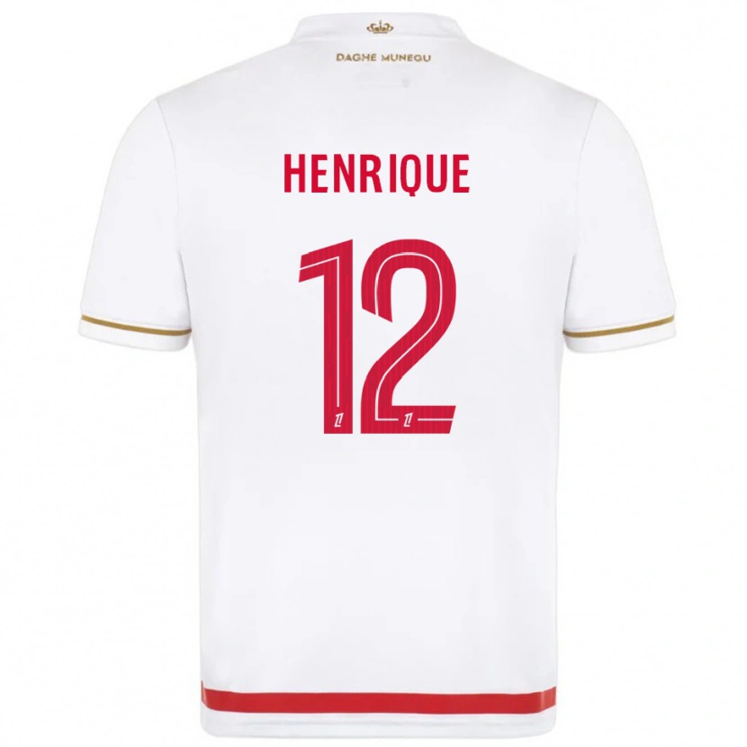 Danxen Pánské Caio Henrique #12 Červená Bílá Domů Hráčské Dresy 2025/26 Dres