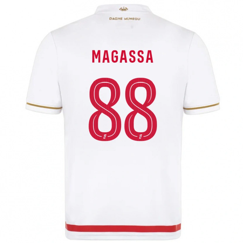 Danxen Pánské Soungoutou Magassa #88 Červená Bílá Domů Hráčské Dresy 2025/26 Dres