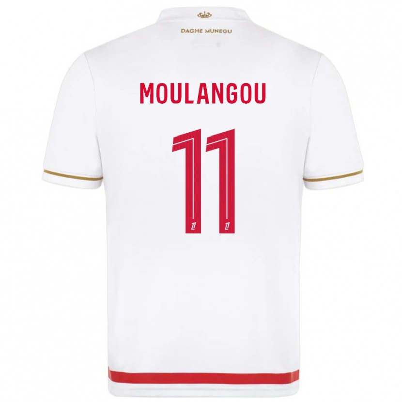 Danxen Pánské Kenan Moulangou #11 Červená Bílá Domů Hráčské Dresy 2025/26 Dres