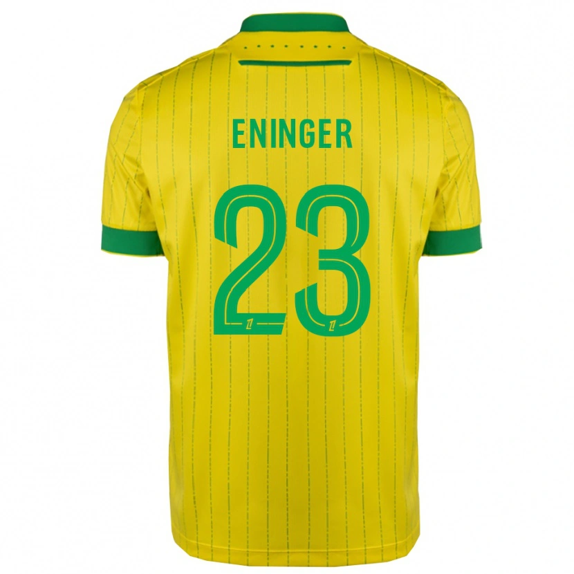 Danxen Pánské Thelma Eninger #23 Žlutá Zelená Domů Hráčské Dresy 2025/26 Dres