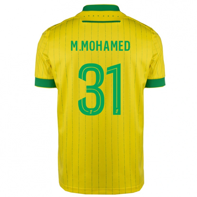 Danxen Pánské Mostafa Mohamed #31 Žlutá Zelená Domů Hráčské Dresy 2025/26 Dres