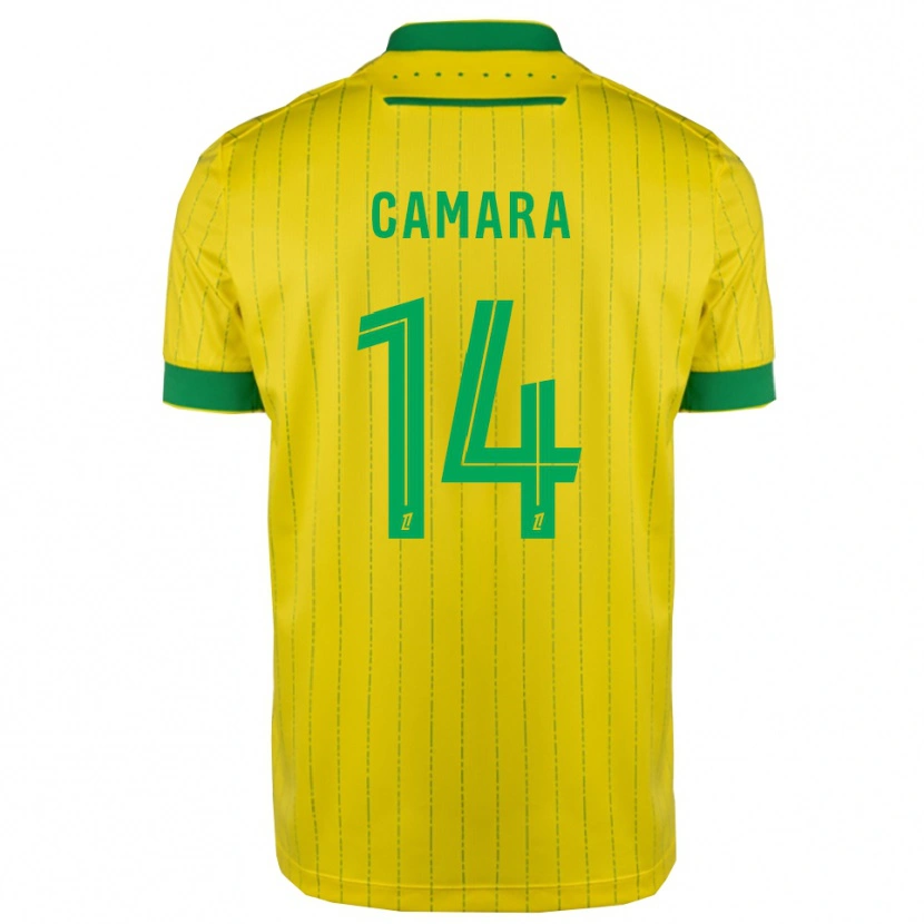 Danxen Pánské Klaus Camara #14 Žlutá Zelená Domů Hráčské Dresy 2025/26 Dres