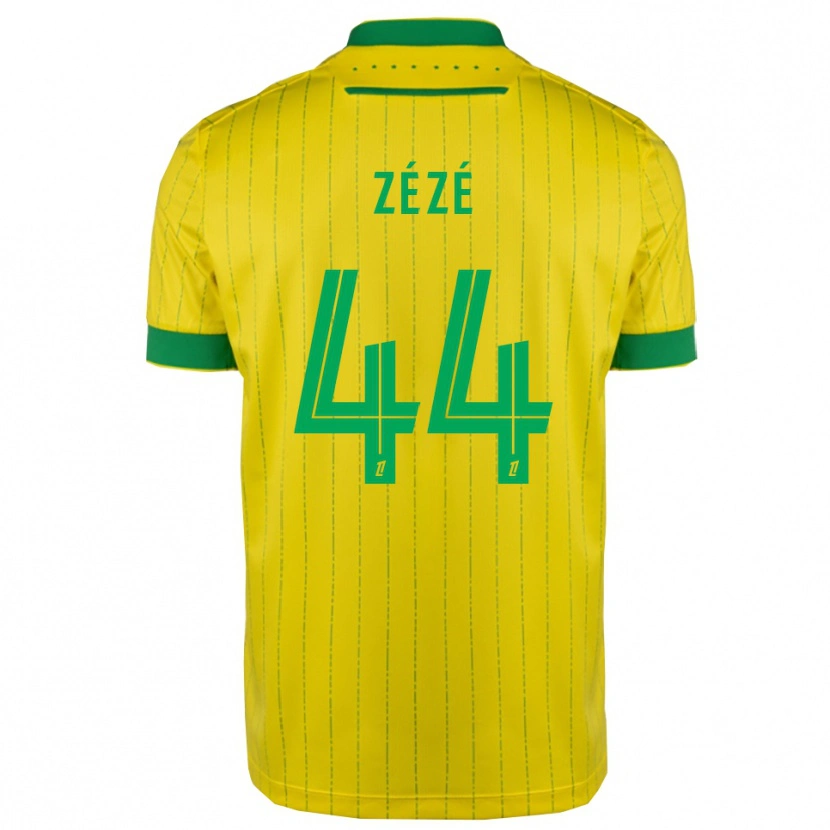 Danxen Pánské Nathan Zézé #44 Žlutá Zelená Domů Hráčské Dresy 2025/26 Dres