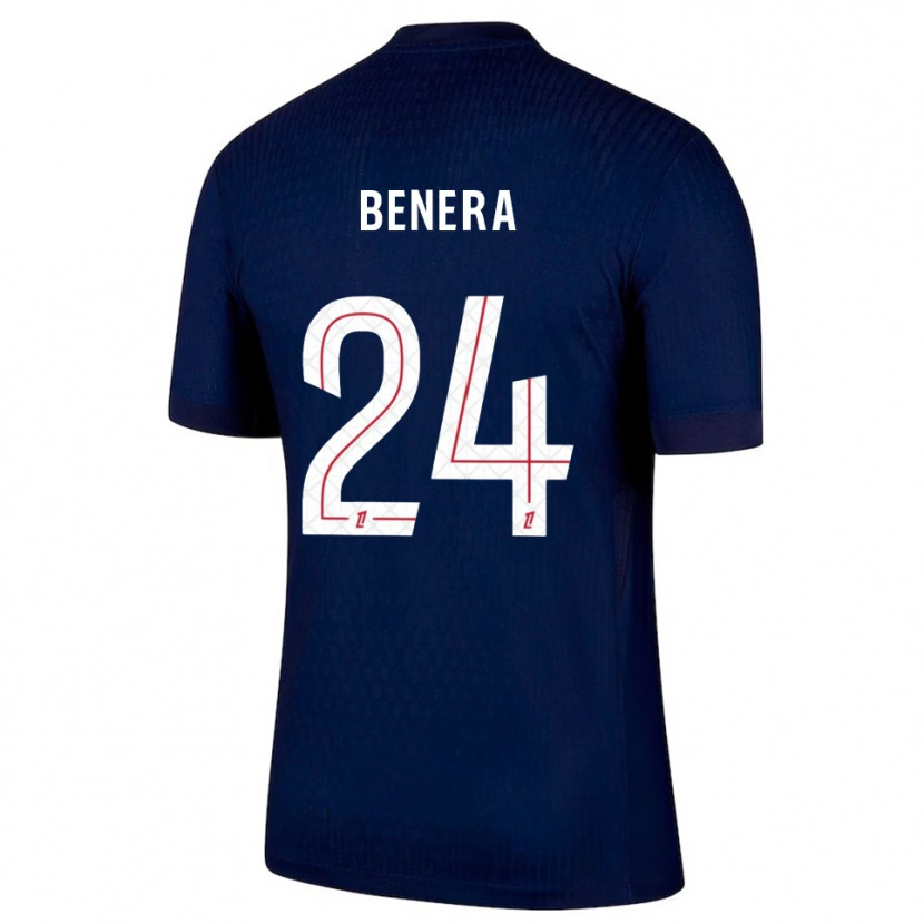 Danxen Pánské Baby Jordy Benera #24 Tmavě Modrá Červená Domů Hráčské Dresy 2025/26 Dres