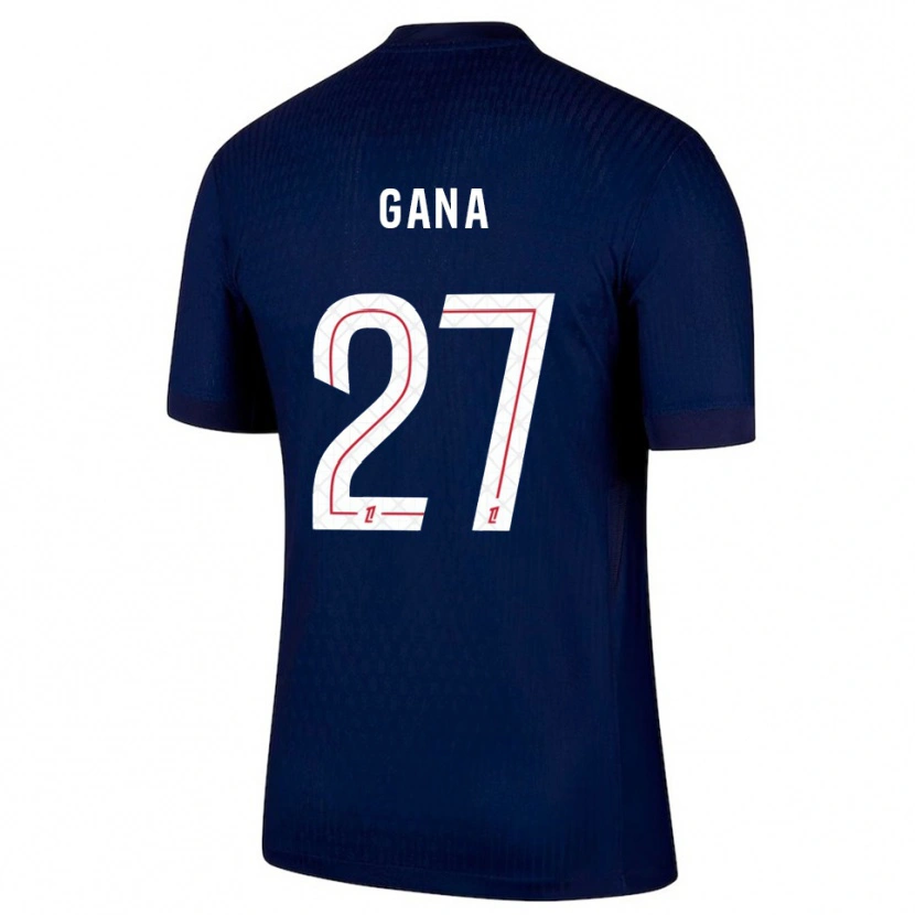Danxen Pánské Idrissa Gana Gueye #27 Tmavě Modrá Červená Domů Hráčské Dresy 2025/26 Dres