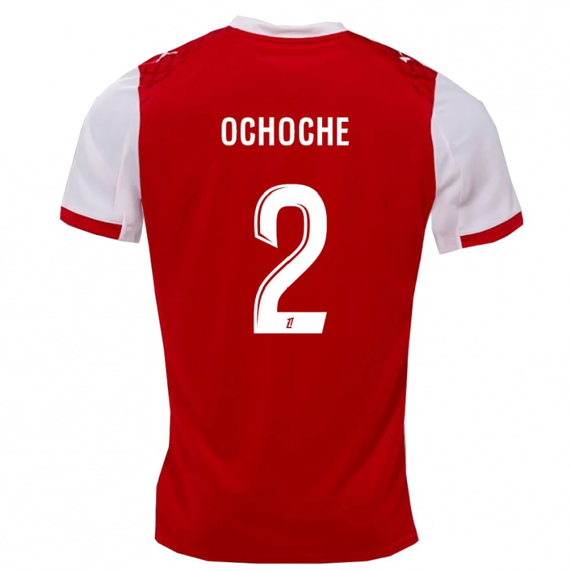 Danxen Pánské Amos Ochoche #2 Červená Bílá Domů Hráčské Dresy 2025/26 Dres