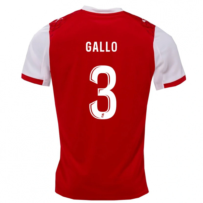 Danxen Pánské Noan Gallo #3 Červená Bílá Domů Hráčské Dresy 2025/26 Dres
