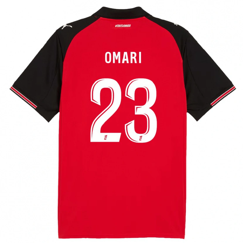 Danxen Pánské Warmed Omari #23 Červená Černá Domů Hráčské Dresy 2025/26 Dres