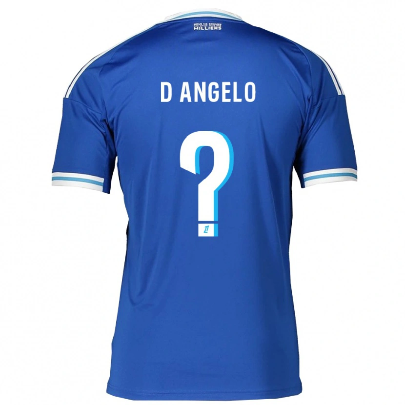 Danxen Pánské Gianni D'angelo #0 Modrá Bílá Domů Hráčské Dresy 2025/26 Dres