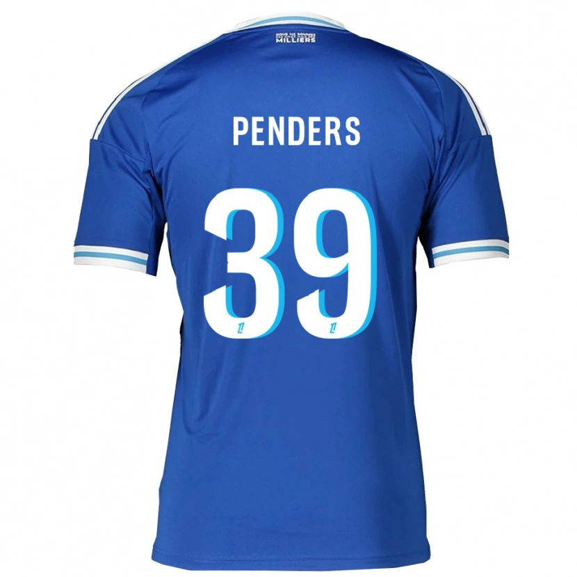 Danxen Pánské Mike Penders #39 Modrá Bílá Domů Hráčské Dresy 2025/26 Dres