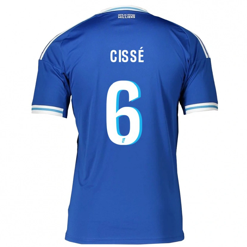 Danxen Pánské Amadou Cissé #6 Modrá Bílá Domů Hráčské Dresy 2025/26 Dres