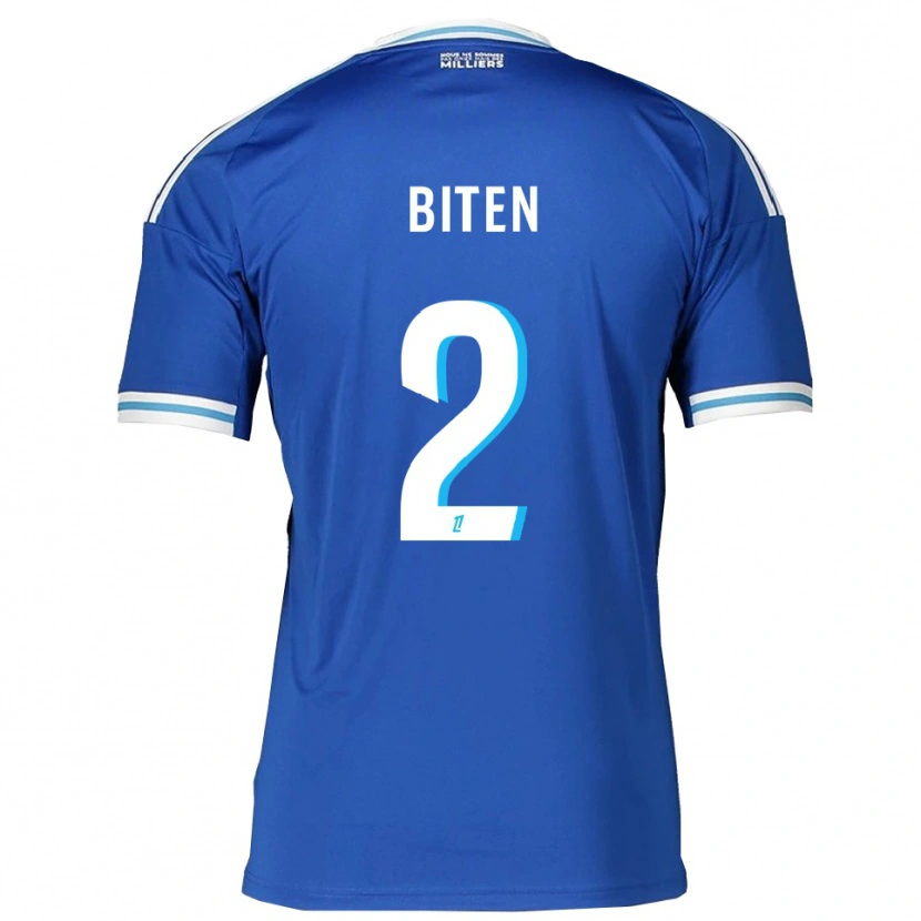 Danxen Pánské Clancy Valère Biten #2 Modrá Bílá Domů Hráčské Dresy 2025/26 Dres