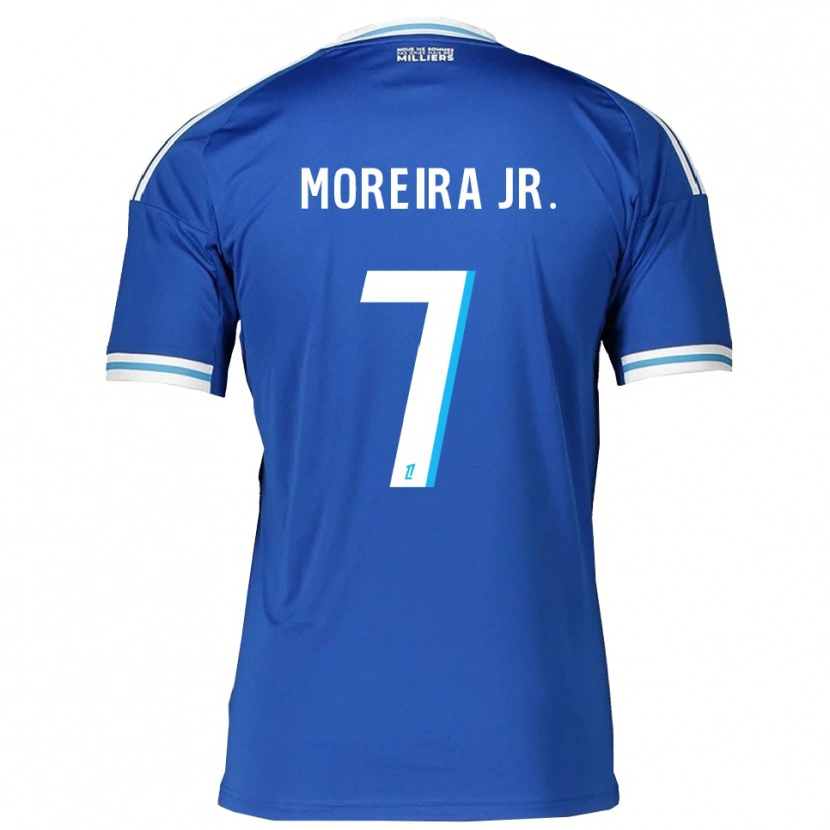 Danxen Pánské Diego Moreira #7 Modrá Bílá Domů Hráčské Dresy 2025/26 Dres