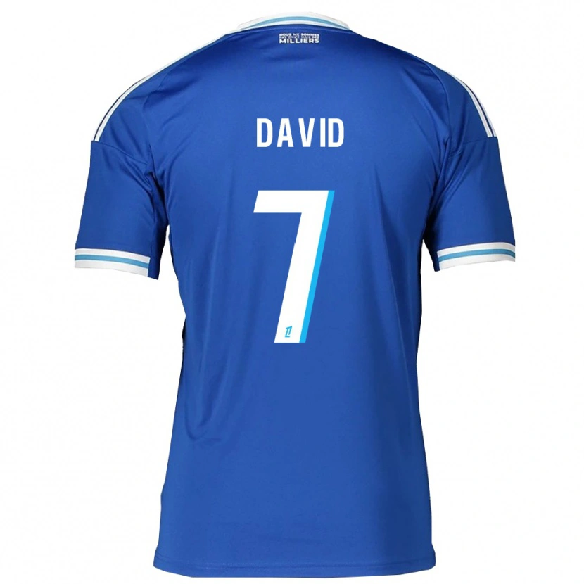 Danxen Pánské David Kaiki #7 Modrá Bílá Domů Hráčské Dresy 2025/26 Dres