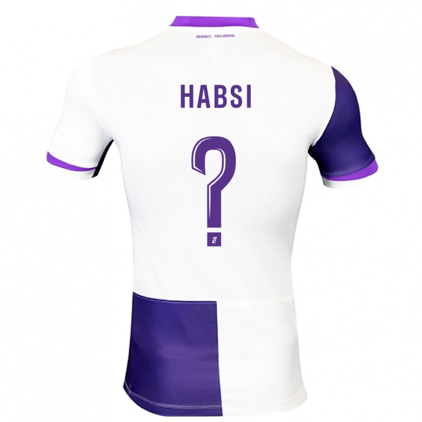 Danxen Pánské Jessmine Habsi #0 Fialová Bílá Domů Hráčské Dresy 2025/26 Dres