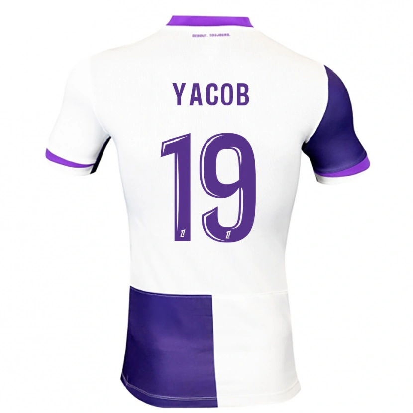Danxen Pánské Ilana Yacob #19 Fialová Bílá Domů Hráčské Dresy 2025/26 Dres