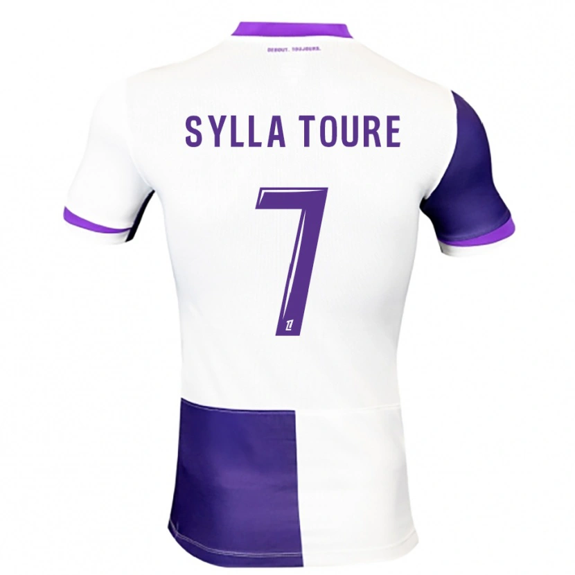 Danxen Pánské Ismael Sylla Touré #7 Fialová Bílá Domů Hráčské Dresy 2025/26 Dres
