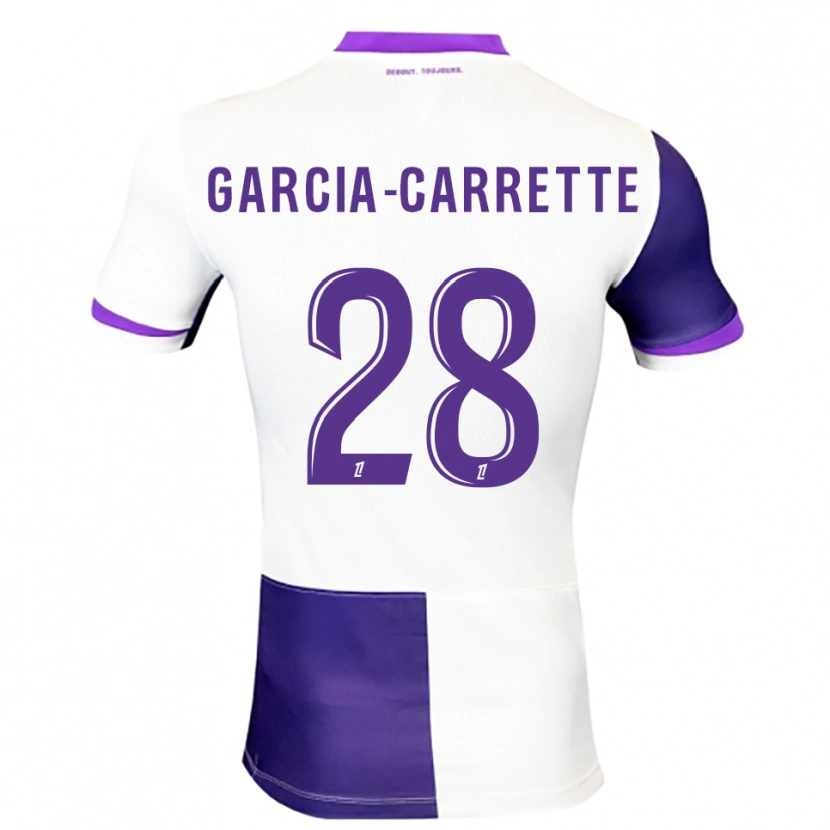 Danxen Pánské Hortense Garcia-Carrette #28 Fialová Bílá Domů Hráčské Dresy 2025/26 Dres