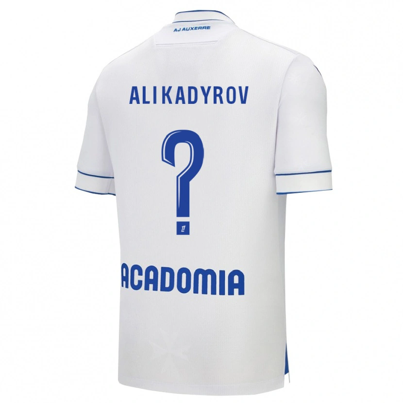 Danxen Pánské Tourpal Ali Kadyrov #0 Bílá Modrá Domů Hráčské Dresy 2025/26 Dres