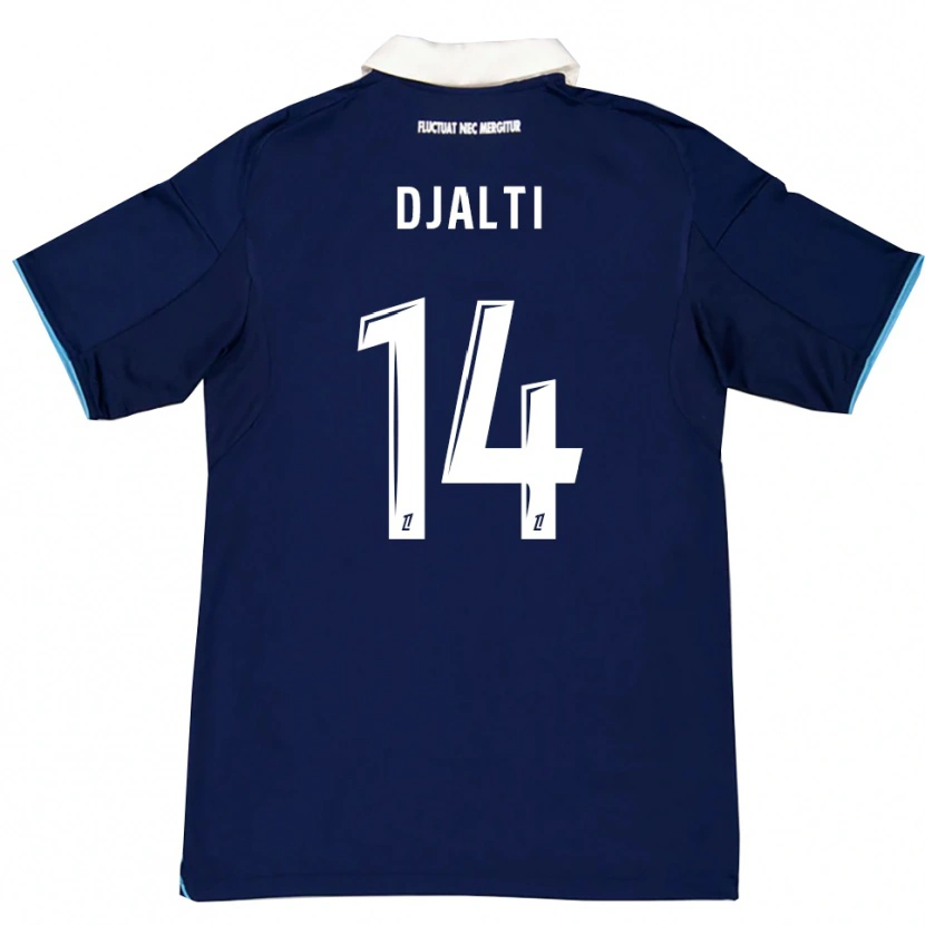 Danxen Pánské Nadir Djalti #14 Tmavě Modrá Bílá Domů Hráčské Dresy 2025/26 Dres