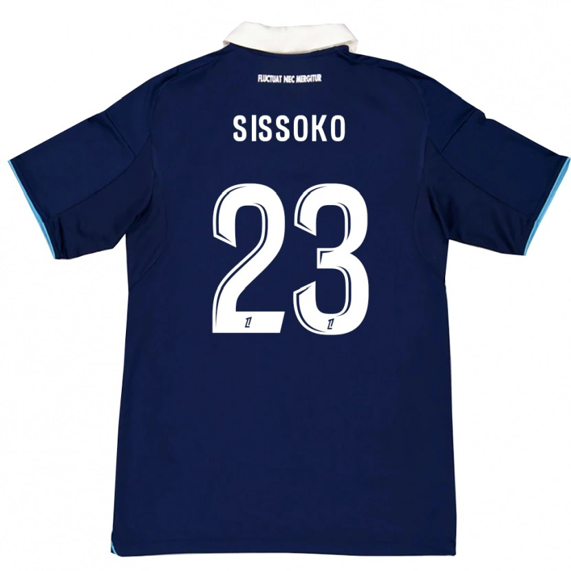 Danxen Pánské Teninsoun Sissoko #23 Tmavě Modrá Bílá Domů Hráčské Dresy 2025/26 Dres
