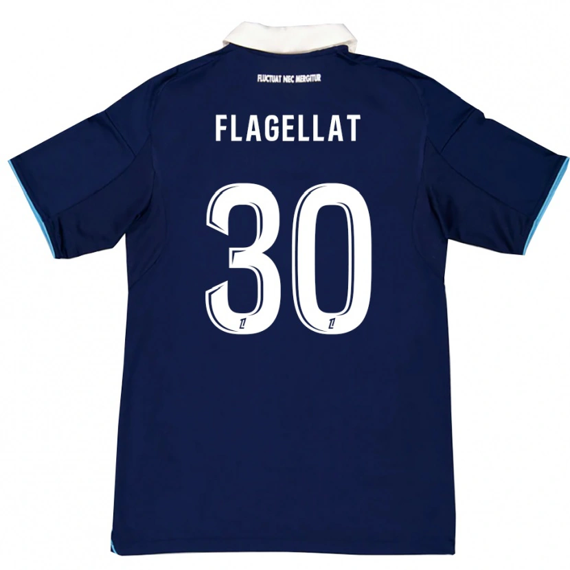 Danxen Pánské Alizée Flagellat #30 Tmavě Modrá Bílá Domů Hráčské Dresy 2025/26 Dres