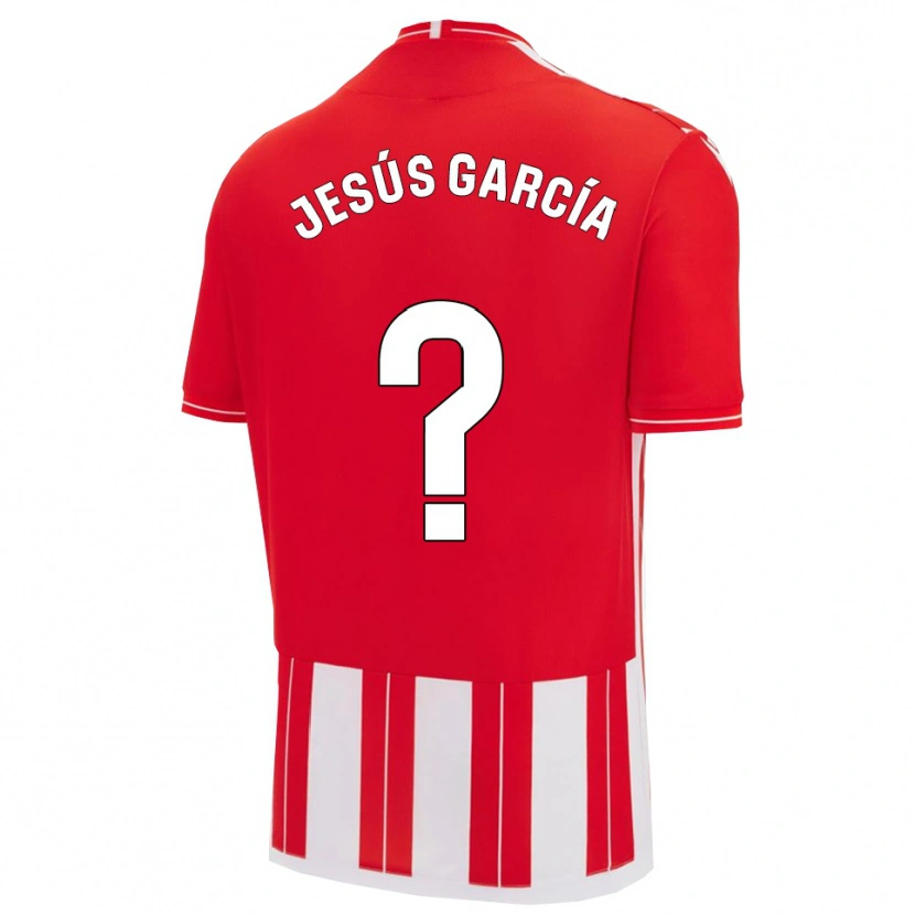 Danxen Pánské Jesús García #0 Červená Bílá Domů Hráčské Dresy 2025/26 Dres
