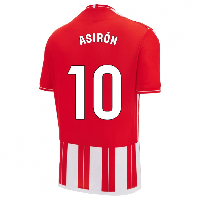 Danxen Pánské Juan Asirón #10 Červená Bílá Domů Hráčské Dresy 2025/26 Dres