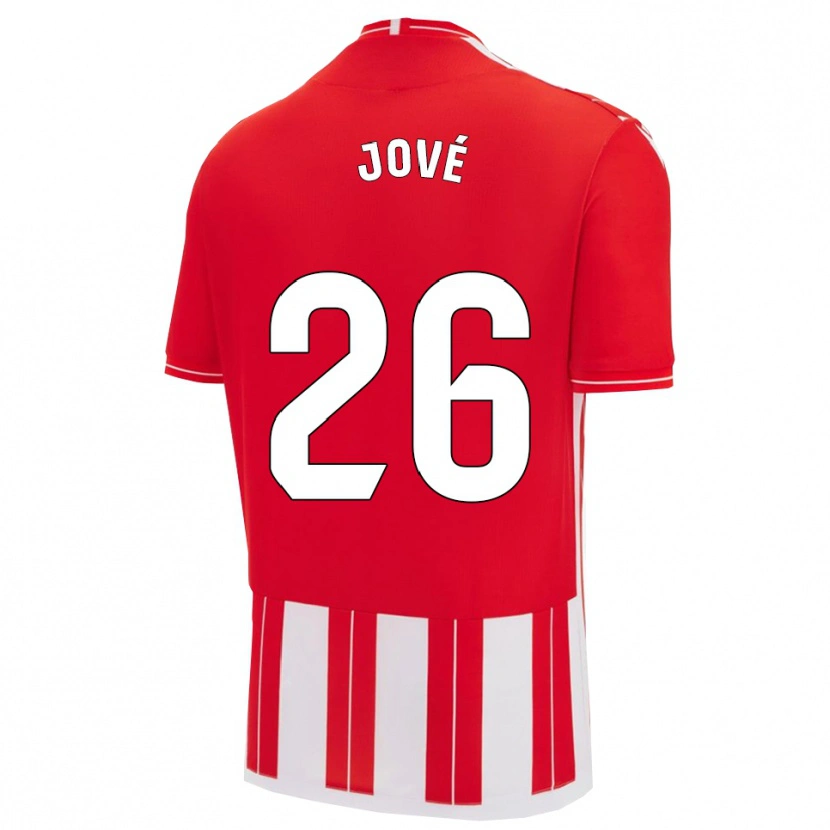 Danxen Pánské Ian Jové #26 Červená Bílá Domů Hráčské Dresy 2025/26 Dres