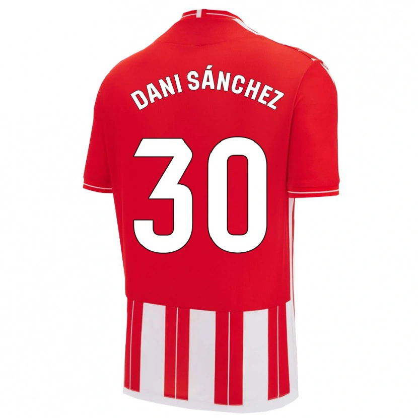 Danxen Pánské Dani Sánchez #30 Červená Bílá Domů Hráčské Dresy 2025/26 Dres
