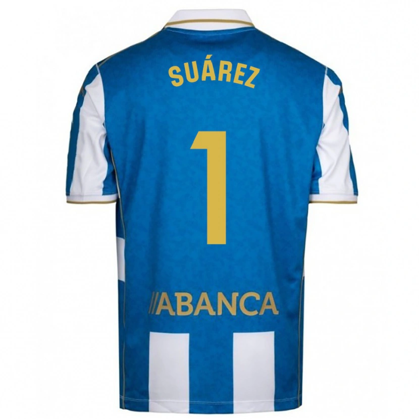 Danxen Pánské Brais Suárez #1 Bílá Modrá Domů Hráčské Dresy 2025/26 Dres