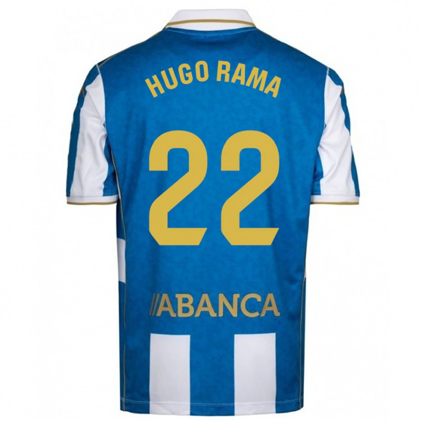 Danxen Pánské Hugo Rama #22 Bílá Modrá Domů Hráčské Dresy 2025/26 Dres