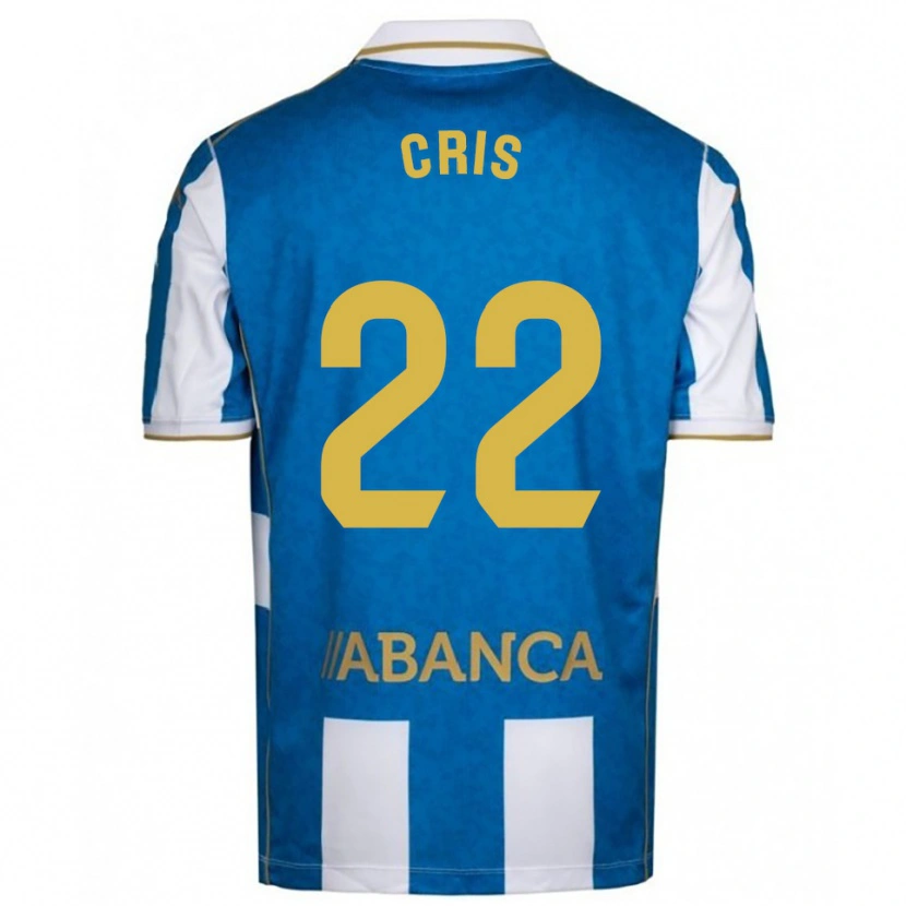 Danxen Pánské Cris Martínez #22 Bílá Modrá Domů Hráčské Dresy 2025/26 Dres