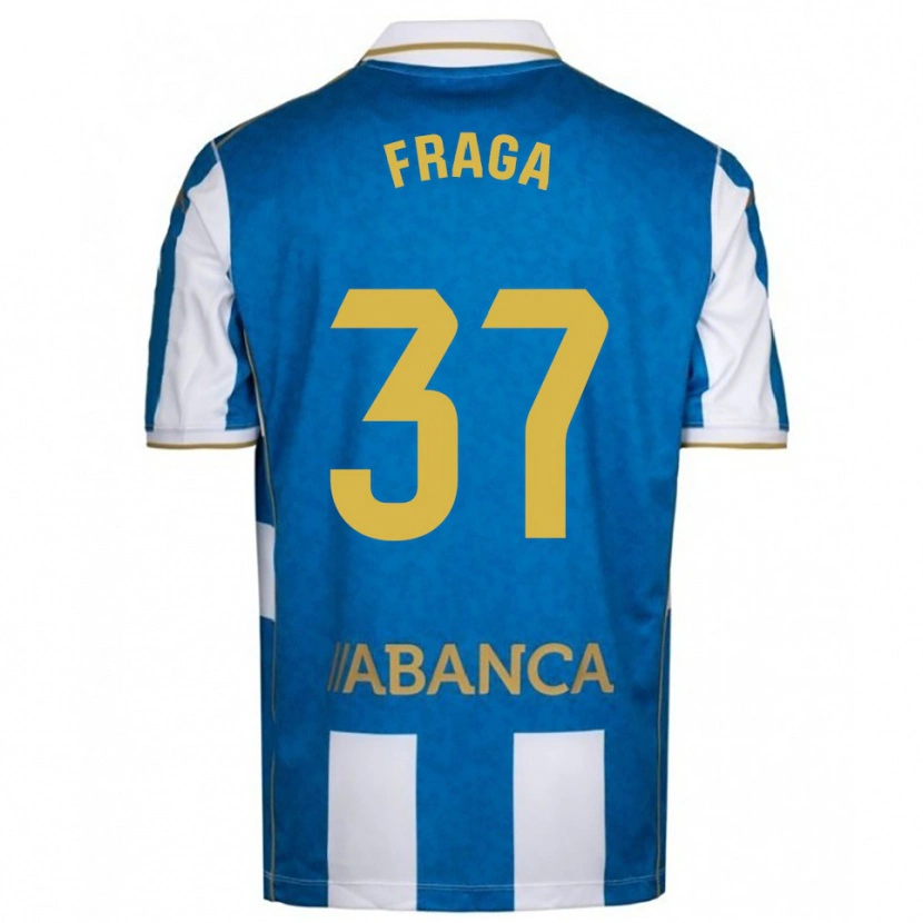 Danxen Pánské Álvaro Fraga #37 Bílá Modrá Domů Hráčské Dresy 2025/26 Dres