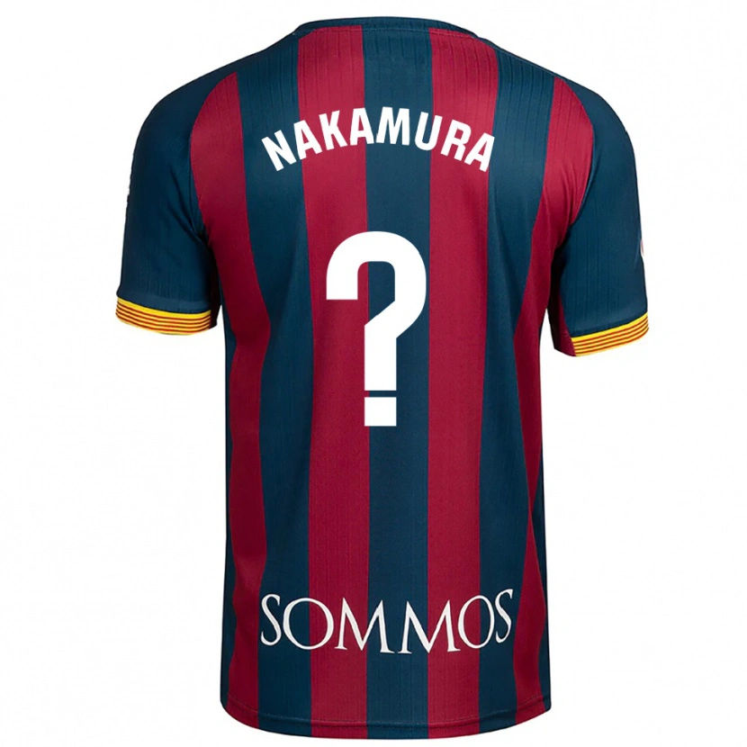 Danxen Pánské Togo Nakamura #0 Tmavě Modrá Červená Domů Hráčské Dresy 2025/26 Dres