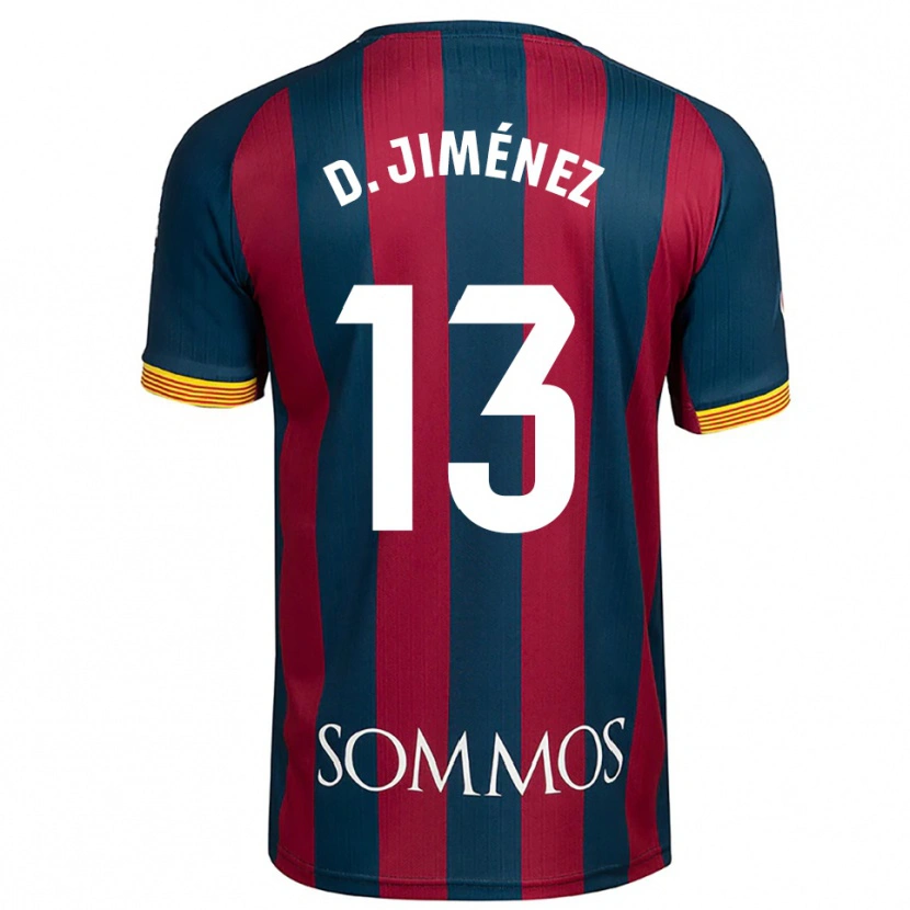 Danxen Pánské Dani Jiménez #13 Tmavě Modrá Červená Domů Hráčské Dresy 2025/26 Dres