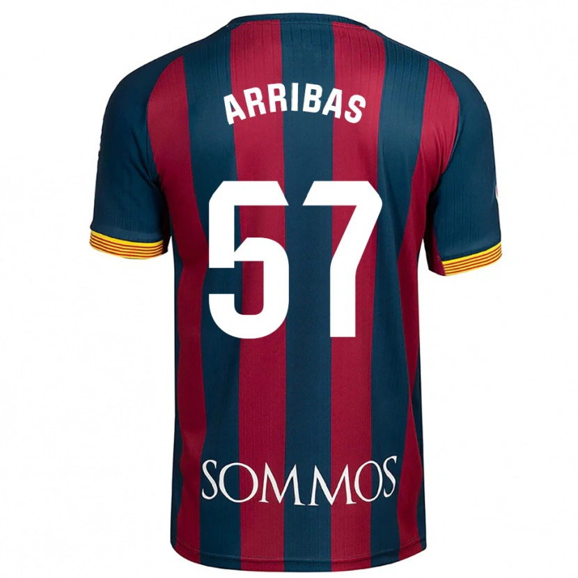 Danxen Pánské Sergio Arribas #57 Tmavě Modrá Červená Domů Hráčské Dresy 2025/26 Dres