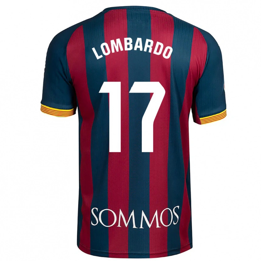 Danxen Pánské Enzo Lombardo #17 Tmavě Modrá Červená Domů Hráčské Dresy 2025/26 Dres
