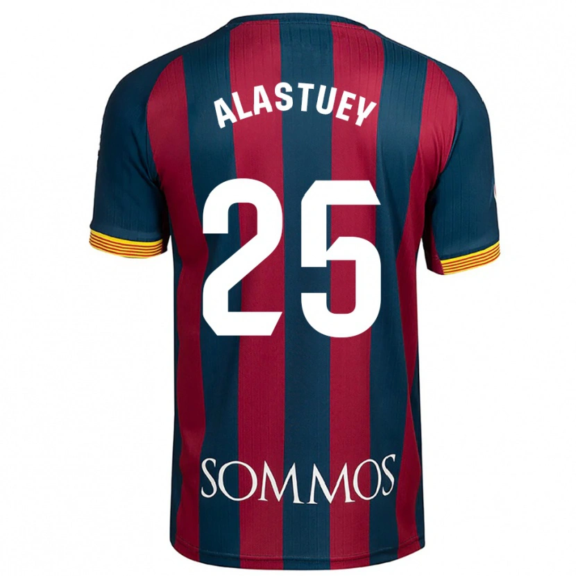 Danxen Pánské Martina Alastuey #25 Tmavě Modrá Červená Domů Hráčské Dresy 2025/26 Dres