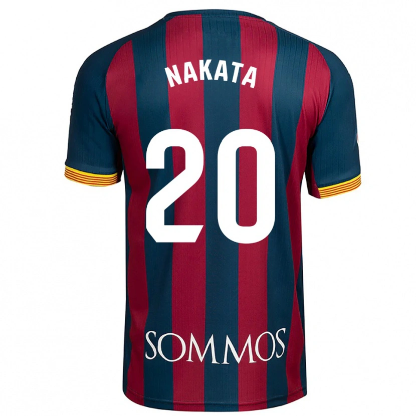Danxen Pánské Yuki Nakata #20 Tmavě Modrá Červená Domů Hráčské Dresy 2025/26 Dres